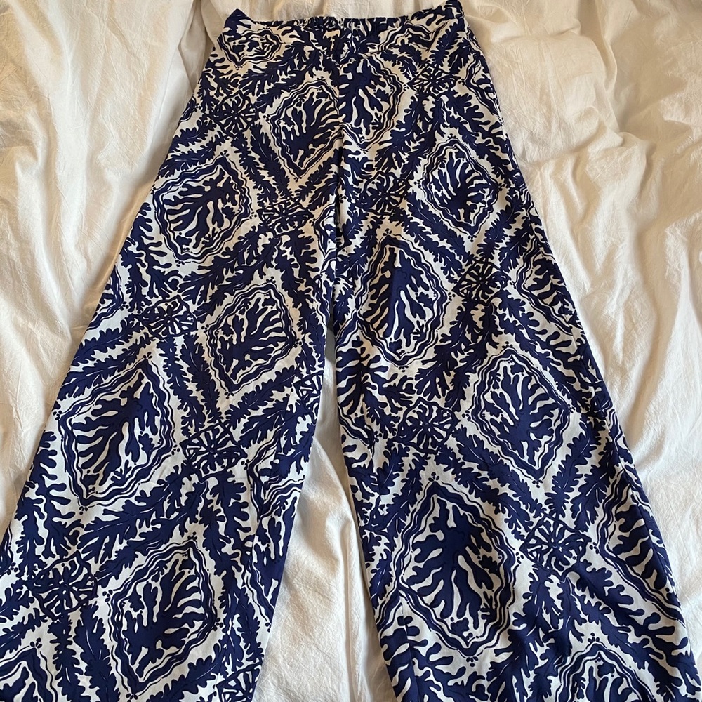 Lily Pulitzer wide leg pants size small